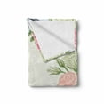 thumbnail image 2 of Anemone Flower Soft Flannel Fleece Throw Blanket, Spring Nature Inspired Framework with Pastel Colored Flora, Cozy Plush for Indoor and Outdoor Use, 50" x 60", Pistachio Green Grey, by Ambesonne, 2 of 6