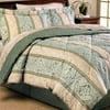 Home Trends Woodbourne Complete Bedding Set, Green Damask