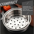 thumbnail image 2 of CIMAXIC Steamer Basket 22.5cm Food Steaming Rack Steamer Insert For Meat Dim Sum Seafood,8.86"X8.86"X2.36", 2 of 4