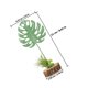 thumbnail image 2 of unbranded 2Ud Planta Falsa Monstera Verde Con Artístico Para Decorar Espacios Interior, 2 of 7