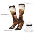thumbnail image 4 of Sigee Cute Calf Butterflies A for Socks for Men Women Socks Stocking Compression Socks, 4 of 6