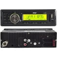 thumbnail image 2 of Pyle Marine Stereo Head Unit Receiver 12v Single DIN Style Digital Boat In Dash Radio System Black, 2 of 4