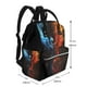 thumbnail image 2 of Fotbe Red And Blue Fire Bird Mochila Maternidad - Lona de Sarga Impermeable, Mochila de Pañales de Gran Capacidad con Múltiples Bolsillos y Correas Ajustables, 2 of 6