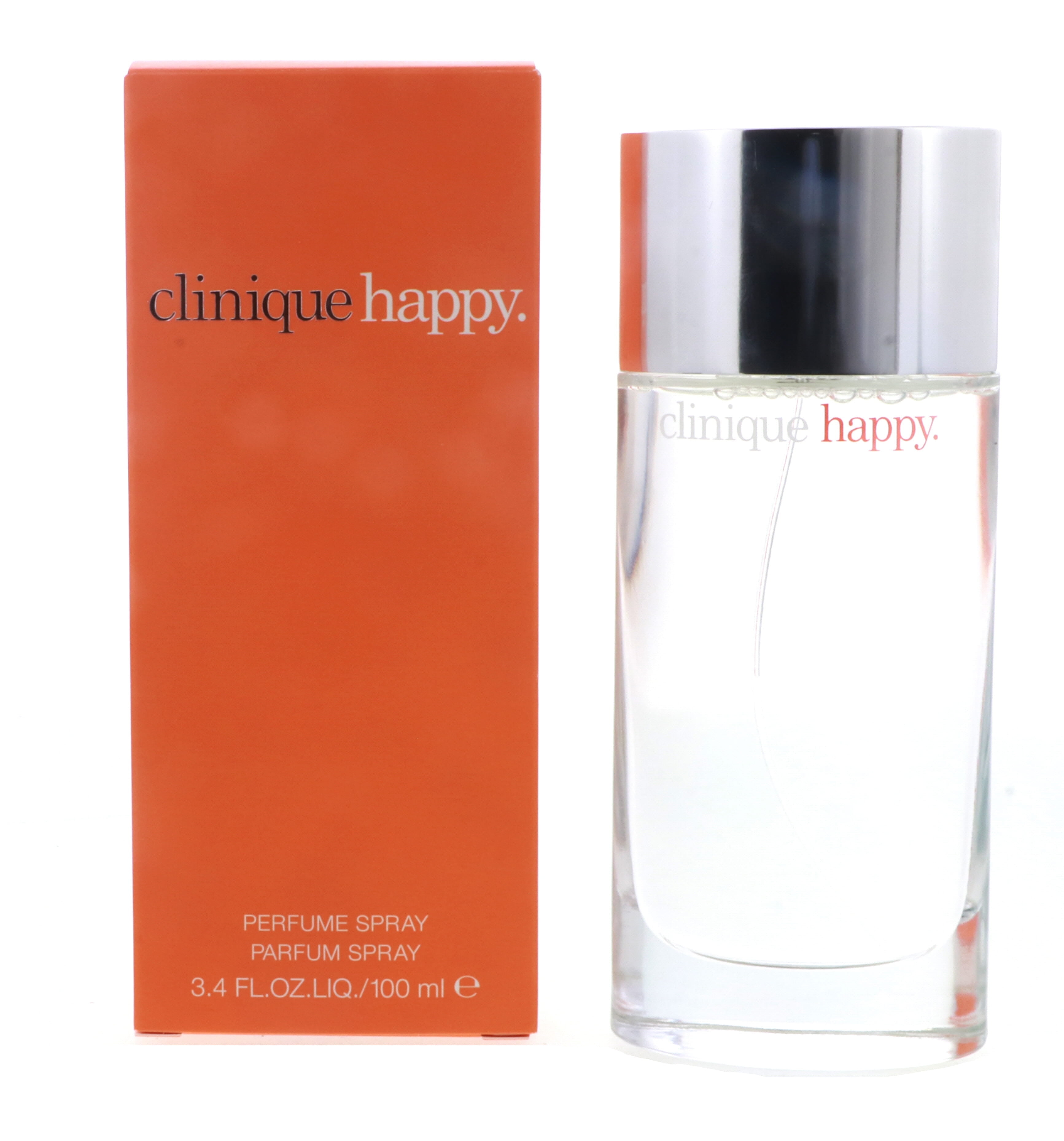 Clinique Happy Perfume Spray for Women, 3.4 oz, Citrus and Floral