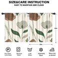 thumbnail image 2 of Blackout Kids Curtains,Pioneer Flower Childrens Insulated Curtains Set Of 2,Bedroom Essentials,Toddler Room Decor 52x63in(132x160cm), 2 of 4