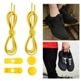 thumbnail image 4 of Cordones elásticos reflectantes jinwen sin lazo 47'(120 cm) Amarillo, 4 of 8
