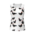 thumbnail image 4 of Haiem Funny Chicken Workout Tank Tops for Women, Athletic Sports Slim-Fit Tank Tops, Compression Sleeveless Dry Fit Shirts,Athletic Shirt-XX-Large, 4 of 9