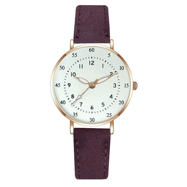 Señoras Relojes de moda Relojes Relojes Cuero Vestidos casuales Muñeca Cristales Wmkox8yii gfajkfgbkjabf864