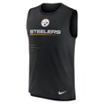 thumbnail image 2 of Men's Nike Black Pittsburgh Steelers Muscle Trainer Tank Top, 2 of 3