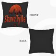 thumbnail image 6 of Set of 2 Decorative Throw Pillow Covers 18x18in - Rustic Sunset Design with Silhouetted Trees Perfect for Couch Bed or Car, 6 of 8