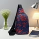 thumbnail image 1 of Bolso de pecho de gran capacidad para hombre | Bandolera deportiva multibolsillos | Mochila cruzada de tela suave y duradera con correa ajustable | Para uso diario, viajes y ocio al aire libre, 1 of 6