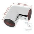 thumbnail image 3 of 1pcs Marine Grade 316 Stainless Steel 90°Elbow For 1 inch Pipe 2-way Handrail Fitting, 3 of 5
