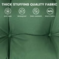 thumbnail image 5 of Topchances Outdoor Chaise Lounge Chair Cushion 70.87"L x 19.69"W Water Resistant Chaise Cushion with Ties for Outdoor Furniture, Pool Lounge Chair Cushions, Green, 5 of 10