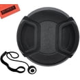 thumbnail image 1 of 72mm Snap-On Lens Cap for Sony CyberShot DSC-RX10 III, DSC-RX10 IV Digital Cameras, 1 of 5