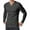 Dark Gray, variant on ZVNAΖH Mens Casual Muscle T Shirt Long Sleeve V-neck Ribbed Soft Undershirt, Fall Winter Base Layer Sizes S-3XL