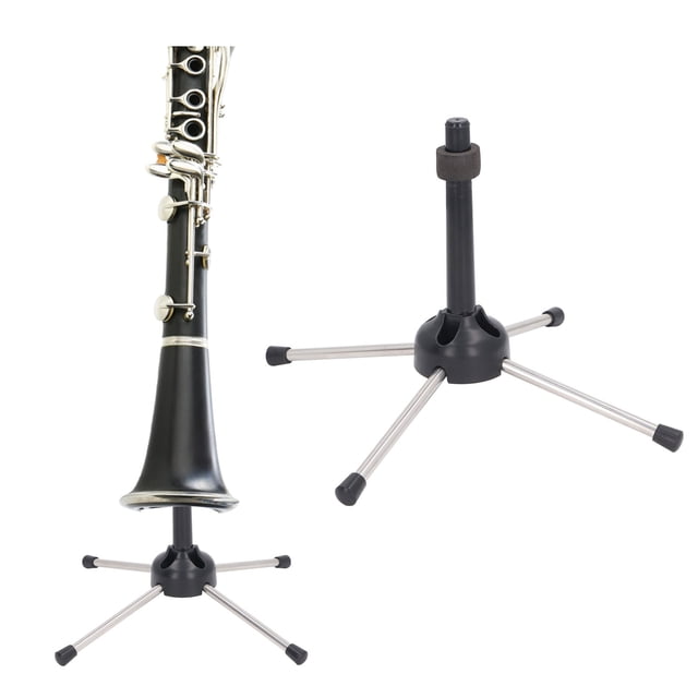 Stand Clarinet Stand Foldable 4 Leg Stable Support Anti Slip Clarinet Stand Holder For Oboe Flute Wind Instrument