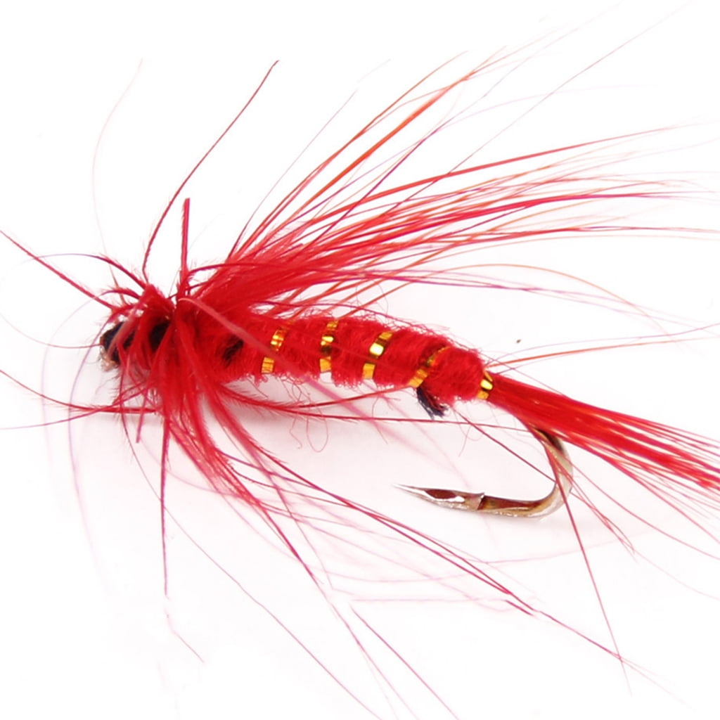 72/100/120pcs Fly Fishing Lure Set Dry Wet Combo Nymph Hook with Fishing Tackle Box for