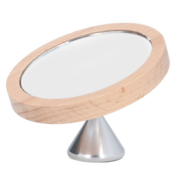 Coffee Reflective Lens, Elegant 360 Degree Rotating Professional Stainless  Steel Base Coffee Reflective Mirror For Home Silver 