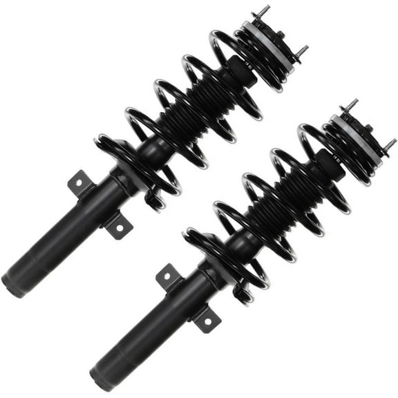 Detroit Axle - Front Struts for 2010 2011 2012 2013 Ford Transit Connect, Complete Struts with Coil Spring Assembly Replacement