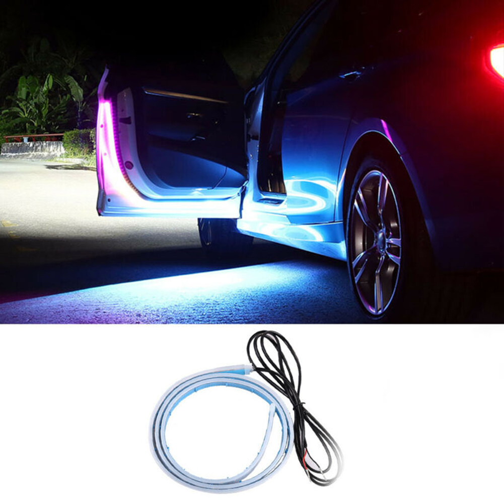 FALYEE RGB Car Door Opening Warning Strip Light Flashing Flowing Anti
