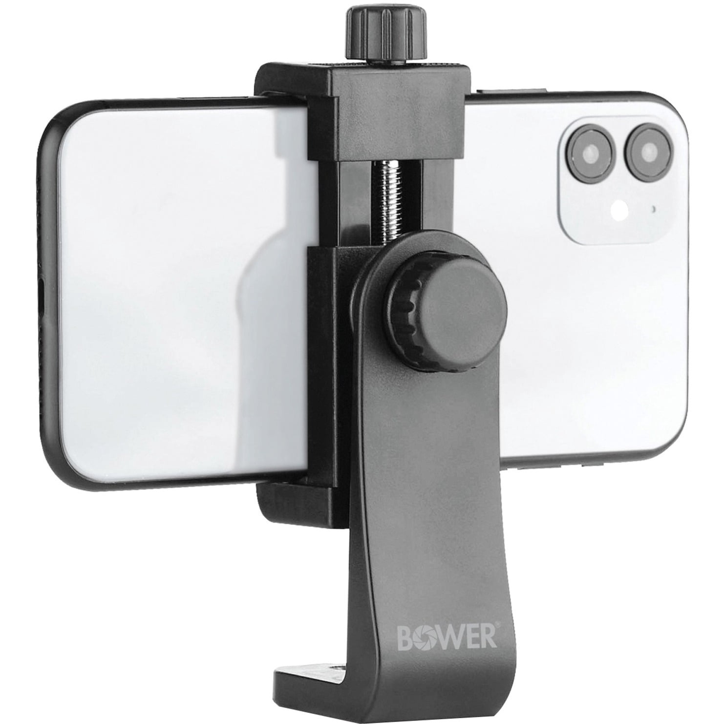 Bower 360 Degree Phone Rotation Tripod Mount for Landscape and Portrait Mode, Black