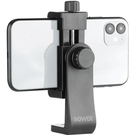 Bower 360 Degree Phone Rotation Tripod Mount for Landscape and Portrait Mode, Black