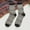 Navy, variant on LSLJS Fall and Winter Warm Small Diamond Retro Ethnic Style Men's Rabbit Wool Socks Gifts for Men