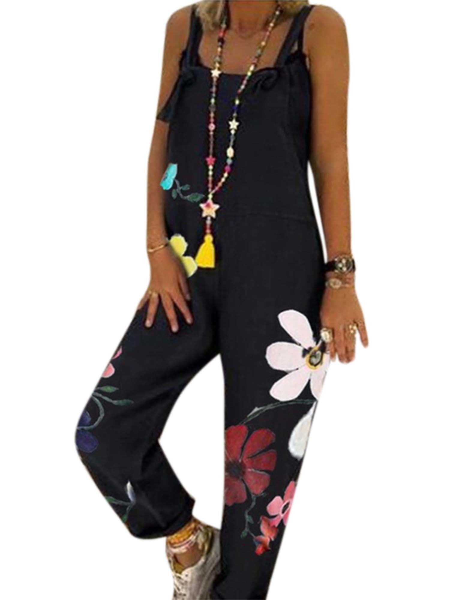 women's floral jumpsuits