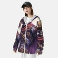 thumbnail image 4 of Haiem Cool Skull Cowboy UPF 50+ Fishing Shirts for Men Long Sleeve UV Sun Protection Hoodie Non-Mask Outdoor Hiking Shirts, 4 of 8