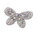 thumbnail image 4 of yuksok Rhinestone Shoe Decoration Shoe Charm for Wedding Shoe Clothes Garment 9cmx5.8cm, 4 of 9