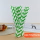 thumbnail image 1 of 100 Pajitas de Papel Desechables: Gruesas y Duraderas, Ecológicas y de Un Solo Uso para Fiestas y Restaurantes., 1 of 7