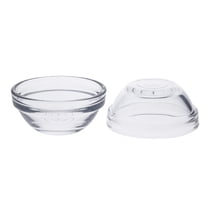 2pc Beille Glass Pinch Bowl Ramekin Set Cooking Baking Supplies Kitchen Essentials