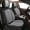 #055 Black+Gray, variant on JIAMAOXIN Seat Covers for Cars Leather Waterproof Universal Fit for Ford Escape 2001-2024 (5 Seats,Black+Grey)