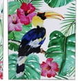 thumbnail image 3 of Benjaza 31.7" Transitional Wood Toucan Wall Art in Multi-Color (Set of 2), 3 of 5