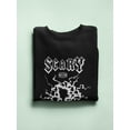 thumbnail image 3 of Scary Techno Style Sweatshirt Women -Image by Shutterstock, Female x-Large, 3 of 4