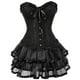 thumbnail image 3 of Vestidos de corsé sexys para mujer, disfraz de talla grande, corsé burlesco por encima del busto y minifalda, conjunto de corsé con tutú, 3 of 4
