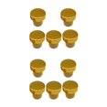 thumbnail image 3 of kurtrusly Versatile 5-Piece T-shape Wine Stopper Silicone Plug Cork Bottle Stopper Cap Collection Golden 2Set, 3 of 6