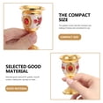 thumbnail image 2 of Retro Style Wine Cup European Style Goblet Desktop Decor Home Bar Restaurant Cup, 2 of 8