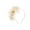 Beige, variant on SWSMCLT Women's Fascinator Hats 1950s Feather Bead Headband Elegant Vintage Halloween Tea Party Carnival Fascinator Hat Golden One Size