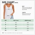 thumbnail image 6 of 2 Packs Tank Tops for Women Sleeveless Summer Tops V-Neck Double Spaghetti Strap Eyelet Casual Camisole Shirts for Daily, 6 of 8