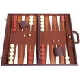 thumbnail image 3 of 21-inch Tournament Backgammon Set - Brown, 3 of 9
