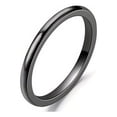 thumbnail image 4 of 1pc Unisex Couples Ring Set - 2mm Stainless Steel Stackable Rings for Engagement and Wedding, 4 of 4
