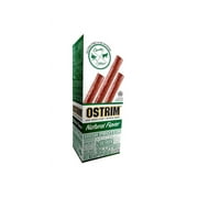 Angle View: Ostrim Beef & Ostrich Snack Stick, Natural, Pack of 10, 1.5 oz sticks