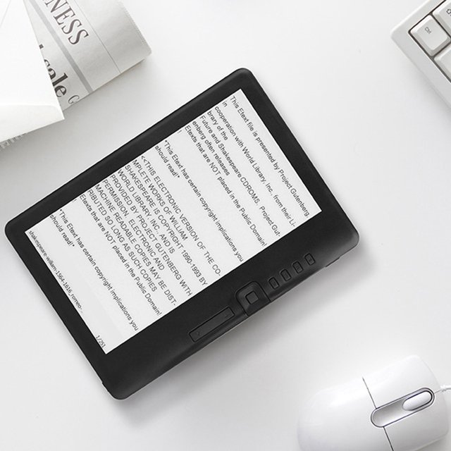 Portable Colorful Ebook Reader 7inch Screen Memory Card Waterproof ARM9 Core for Book Lovers
