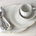 thumbnail image 3 of Lenox French Perle Groove 4 Piece Place Setting, White, 3 of 5
