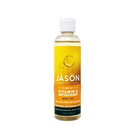 Jason Skin Oil, Vitamin E 5,000 IU, All Over Body Nourishment, 4 Oz (Packaging May Vary)