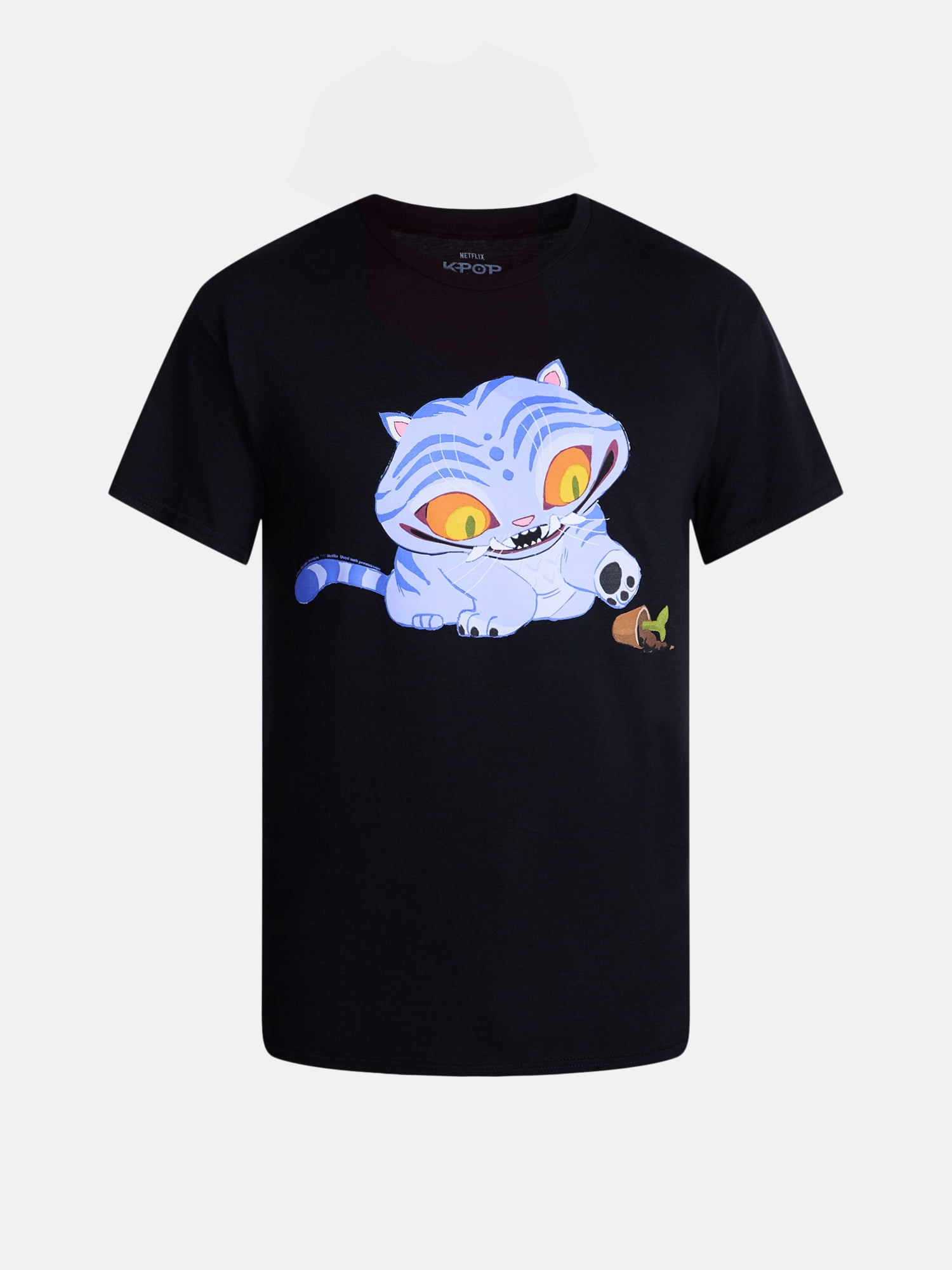 KPop Demon Hunters Men's and Big Men's Chibi Derpy Graphic Tee, Sizes S-3XL