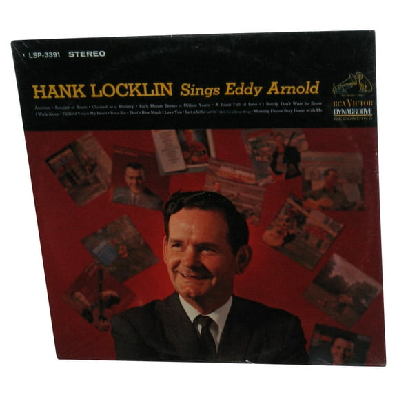 Hank Locklin Sings Eddy Arnold (1965) LP Vinyl Record