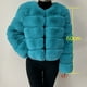 thumbnail image 1 of Abrigo de piel sintética para mujer, mullida Chaqueta corta de alta calidad, Tops peludos a la moda, otoño e invierno, 2024, 1 of 5