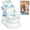Gray, variant on Jool Baby Real Feel PLUS 2-in-1 Potty with Flushing Sounds - Wipes Storage, Disposable Liners Included